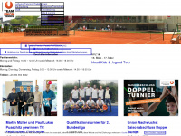 sportunion-tennis.at Webseite Vorschau