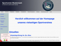 sportverein-wustermark.de Webseite Vorschau