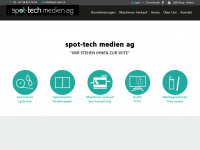 spot-tech.ch Webseite Vorschau