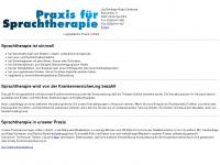 sprachtherapie-bruehl.de Webseite Vorschau