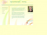 sprachtherapie-kronig.de Webseite Vorschau