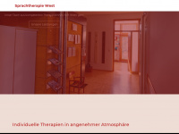 sprachtherapiewest.de Webseite Vorschau
