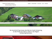 spreitzhof.at Webseite Vorschau