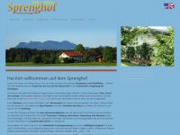 sprenghof.de Webseite Vorschau