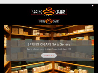 spring-cigars.ch Webseite Vorschau