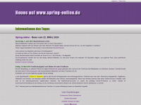 spring-online.de Webseite Vorschau