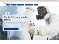 spritzwerk-azizi.ch Webseite Vorschau