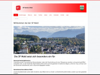 spwald.ch Webseite Vorschau