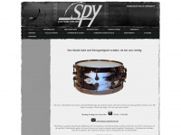 spy-customdrums.de Webseite Vorschau