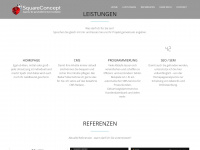 square-concept.de Webseite Vorschau