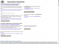 squaredance-newsletter.de Webseite Vorschau