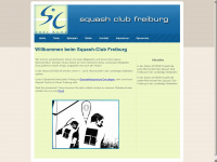 squash-club-freiburg.de Webseite Vorschau
