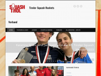 squash-tirol.at Webseite Vorschau