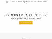 squashclub-radolfzell.de Webseite Vorschau