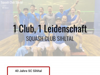 squashclubsihltal.ch Webseite Vorschau
