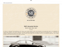 sr-limousine.ch Webseite Vorschau