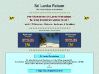 srilanka-photogallery.de Webseite Vorschau