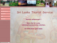 srilanka-tourist-service.de Webseite Vorschau