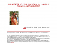 srilankahilfe-nuernberg.de Webseite Vorschau