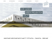 ssb-ingenieure.de Webseite Vorschau