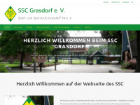 ssc-grasdorf.de Webseite Vorschau