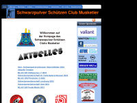 ssc-musketier.ch Webseite Vorschau