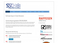 ssc-kerzers.ch Webseite Vorschau