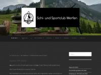 ssk-werfen.at Webseite Vorschau