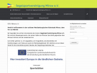 ssv-mirow.de Webseite Vorschau