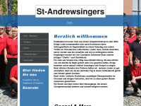 st-andrewsingers.de Webseite Vorschau