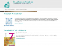 st-johannes-augsburg.de Webseite Vorschau