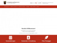 st-kathrein-hauenstein.at Webseite Vorschau