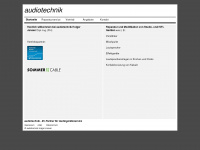 audiotechnik.net Webseite Vorschau