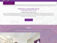 sawasdee-hotels.com Webseite Vorschau