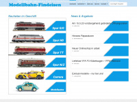 modellbahn-findeisen.de Webseite Vorschau