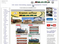 modellbahn-kramm.com Webseite Vorschau