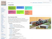 kleinbahnwiki.de Webseite Vorschau