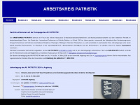 ak-patristik.de Webseite Vorschau