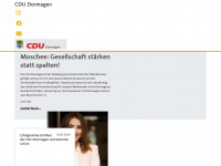 cdu-dormagen.de Webseite Vorschau