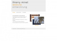 thierry-minet.de Webseite Vorschau