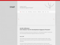 staap.ch Webseite Vorschau