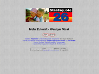 staatsquote26.de Webseite Vorschau