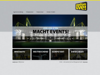 stadionevents.de Webseite Vorschau