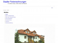 stadler-fewo.de Webseite Vorschau