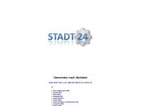 stadt24.de Webseite Vorschau