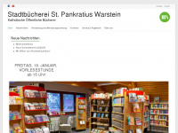 stadtbuecherei-warstein.de Webseite Vorschau