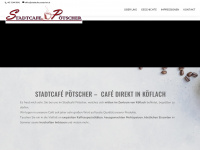stadtcafe-poetscher.at Webseite Vorschau