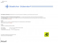 stadtchor-duebendorf.ch Webseite Vorschau