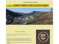 stadterlebnis-altena.de Webseite Vorschau