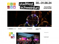 stadtfest-schweinfurt.de Webseite Vorschau